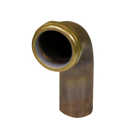 Everflow Slip Joint Waste Bend for Tubular Drain Applications, 22GA Brass 1-1/2"x12" 21912